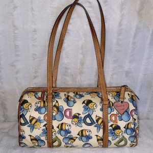 Dooney & Bourke Vintage Y2K Bumble Bee Shoulder Bag